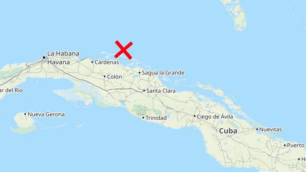 Skottlossningen ska ha skett vid Cayos Falcones utanför Kubas norra kust.