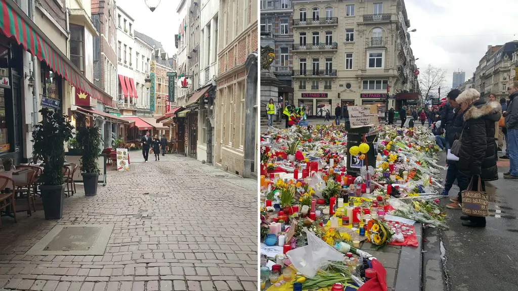 Tomma turistkvarter en vecka efter attackerna.
