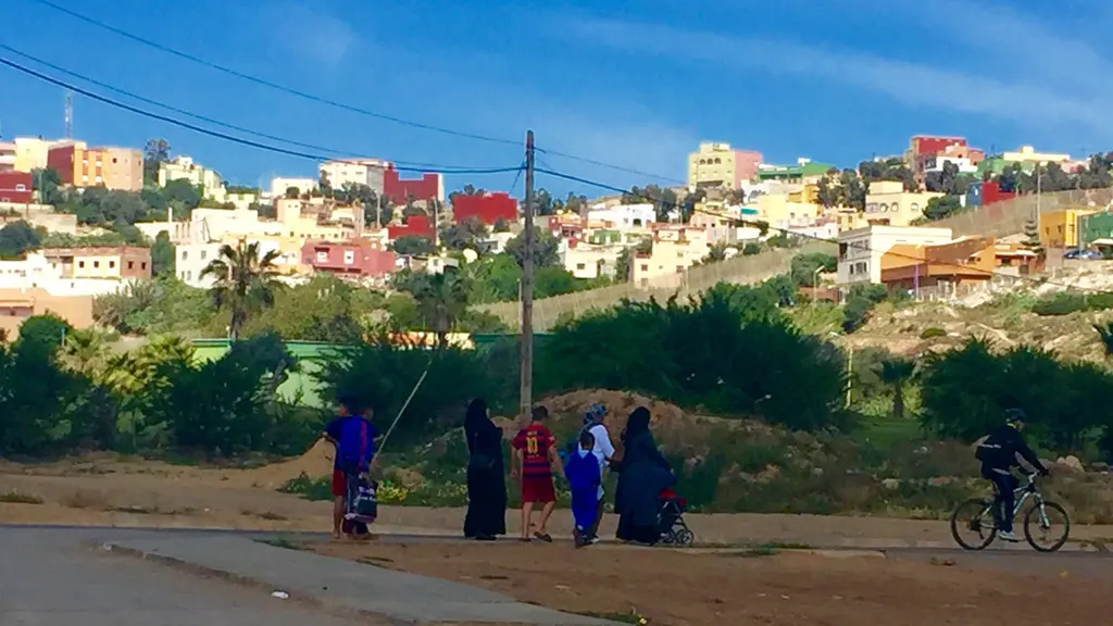 Migranter och flyktingar i Melilla. Foto: Beatrice Janzon.
