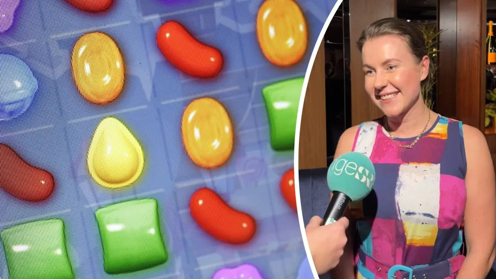 Bild på spelet Candy Crush och Paula Ingvar på King