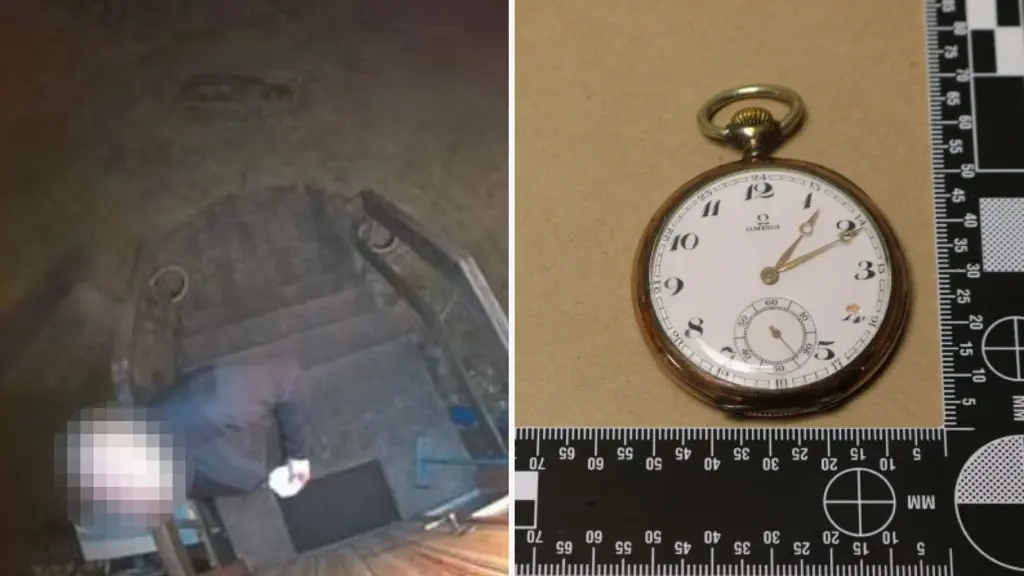 Vid ett av inbrotten fastnade den nu dömda mannen på en övervakningskamera.