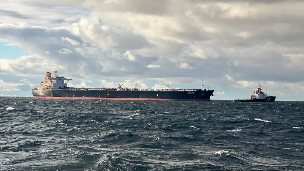 Oljetanker på drift