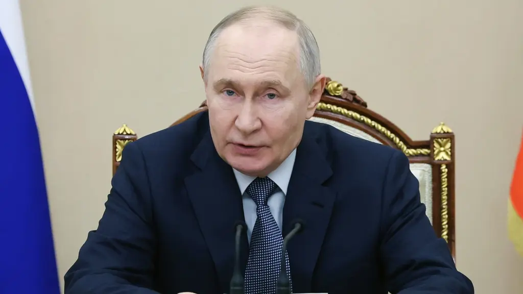 Rysslands president Vladimir Putin.