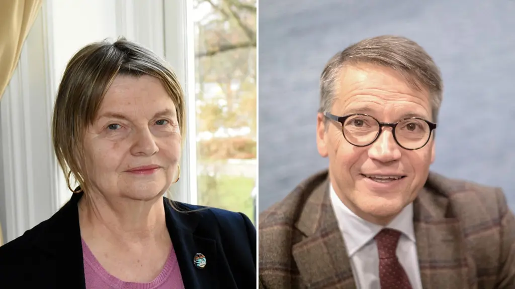 Statsvetaren Marja Lemne och före detta kristdemokratiska partiledaren Göran Hägglund.
