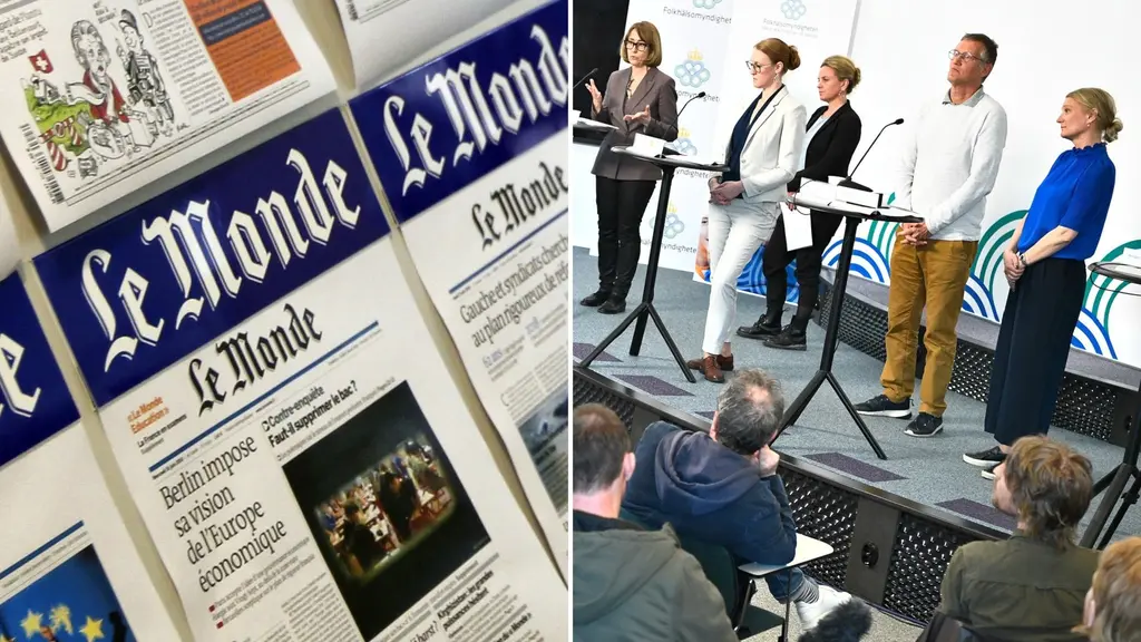 Le Monde, Folkhälsomyndighetens dagliga pk
