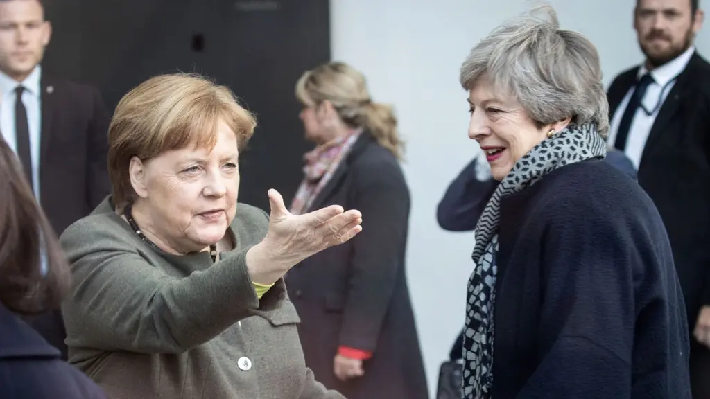 Angela Merkel och Theresa May