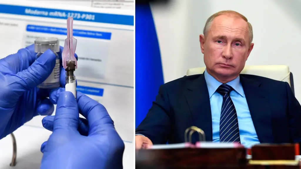 Rysslands president Vladimir Putin.