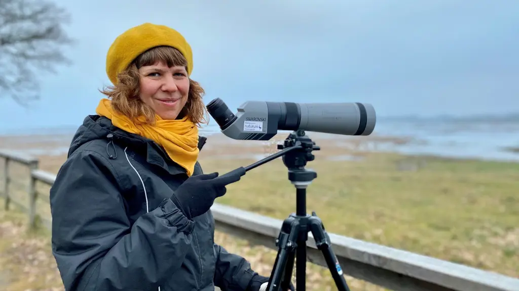Sofie Stålhand, platschef vid Naturum Hornborgasjön.