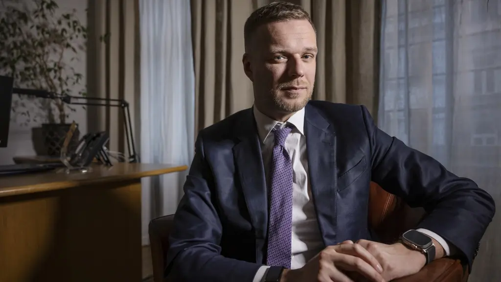 GABRIELIUS LANDSBERGIS, tidigare utrikesminister i Litauen. 