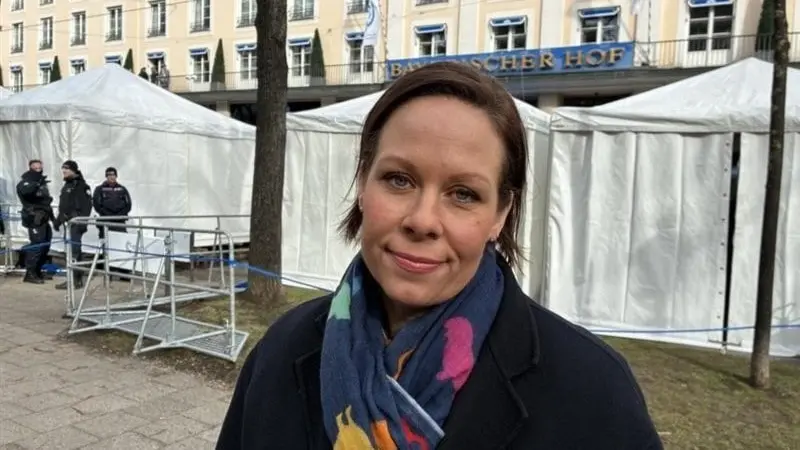 Maria malmer stenergard på säkerhetskonferensen i München.