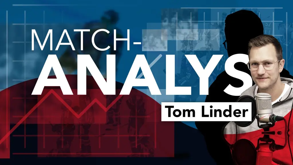 Texten "Matchanalys" och Tom Linder.