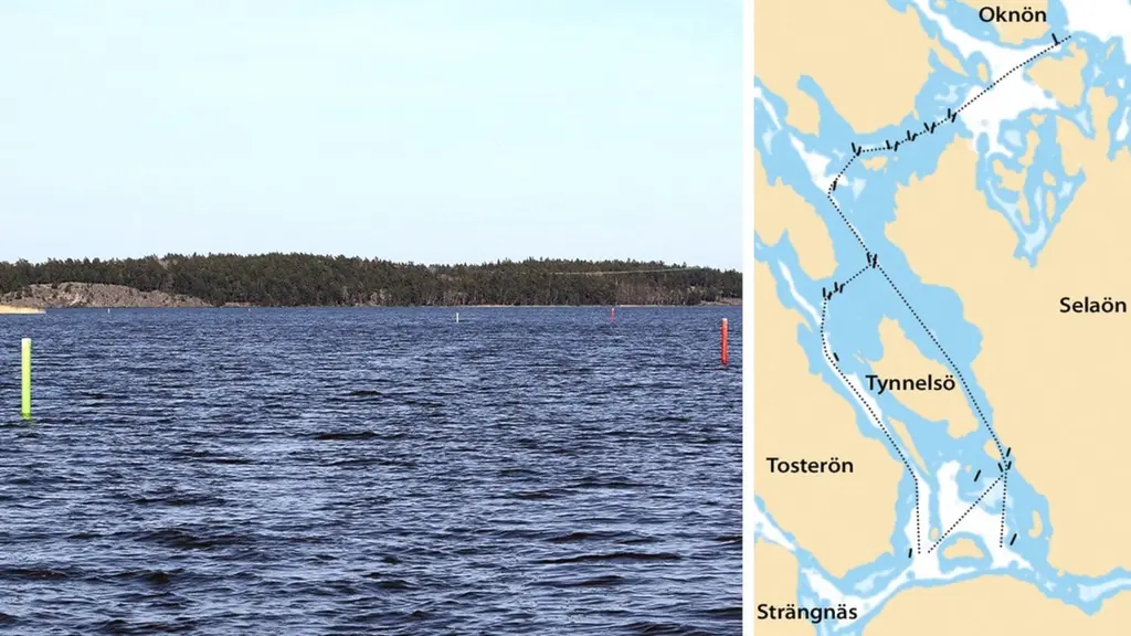 Röka Ström och karta.