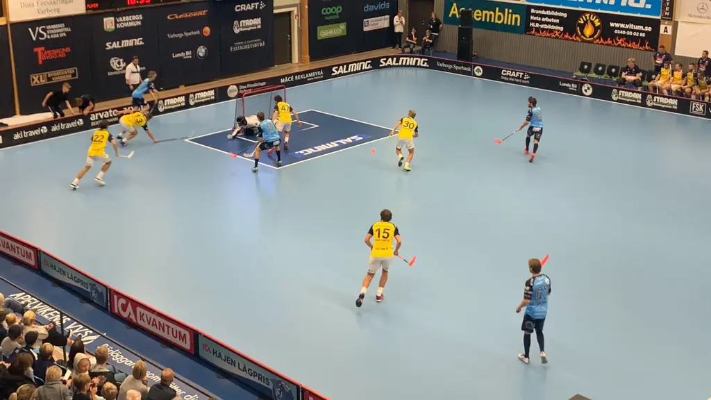 Match mellan Warberg och Visby IBK