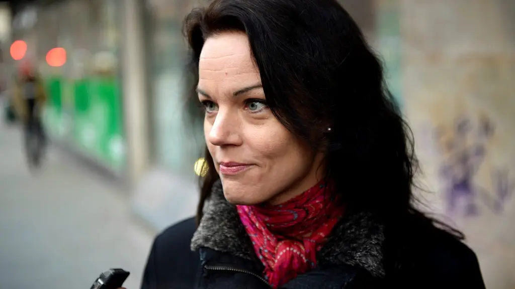 Veronica Palm lämnar riksdagen Foto:TT/Scanpix