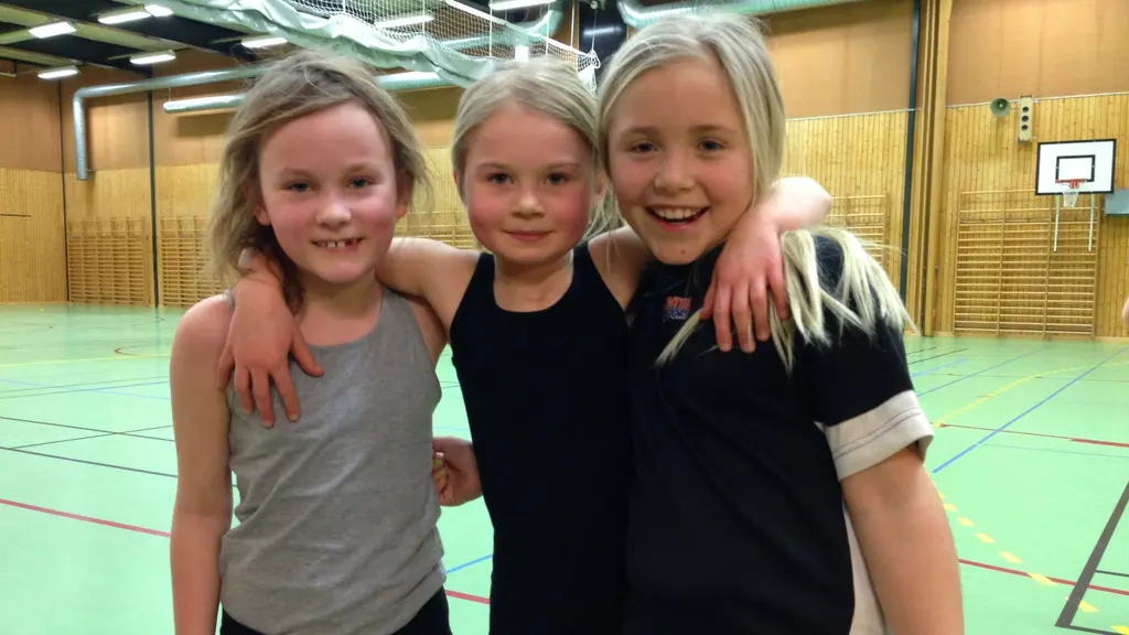 Karin, Lea och Tuva.
