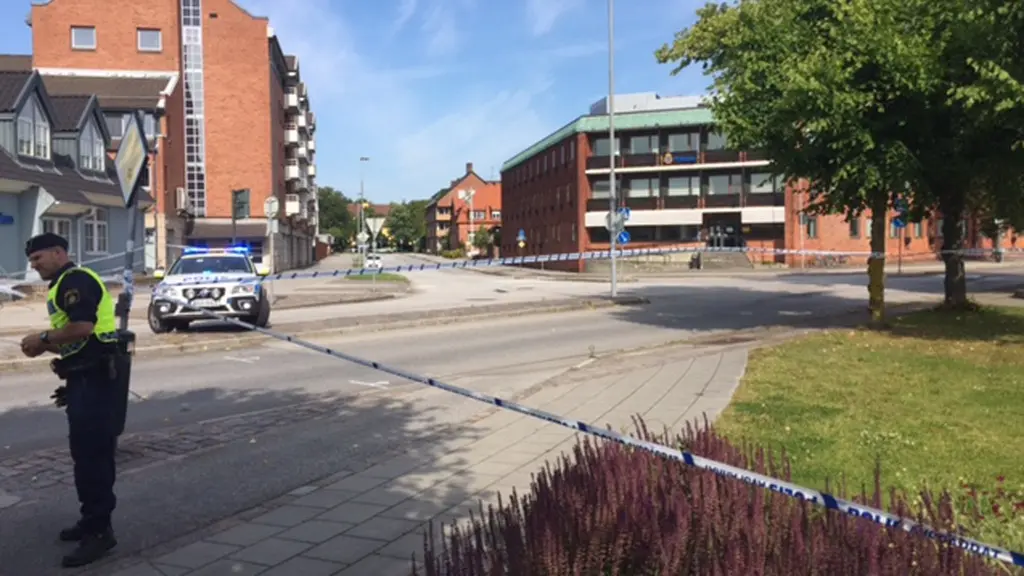 avspärrningar polishuset