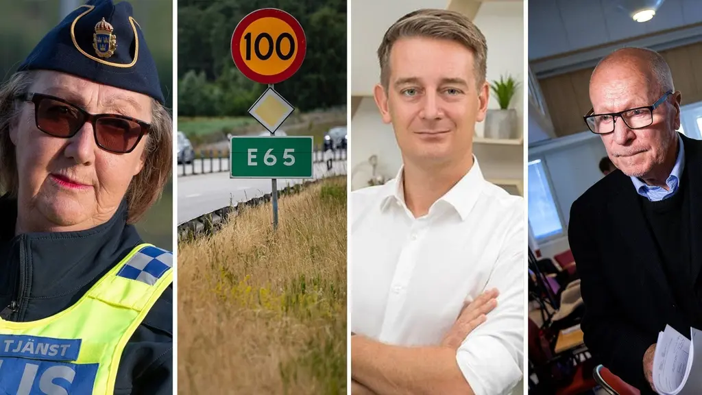 polis, väg, man, man