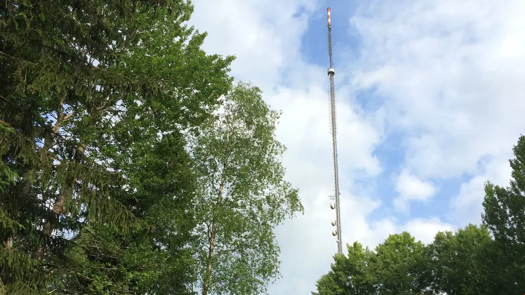 Radio- och tvmasten på Billingen.
