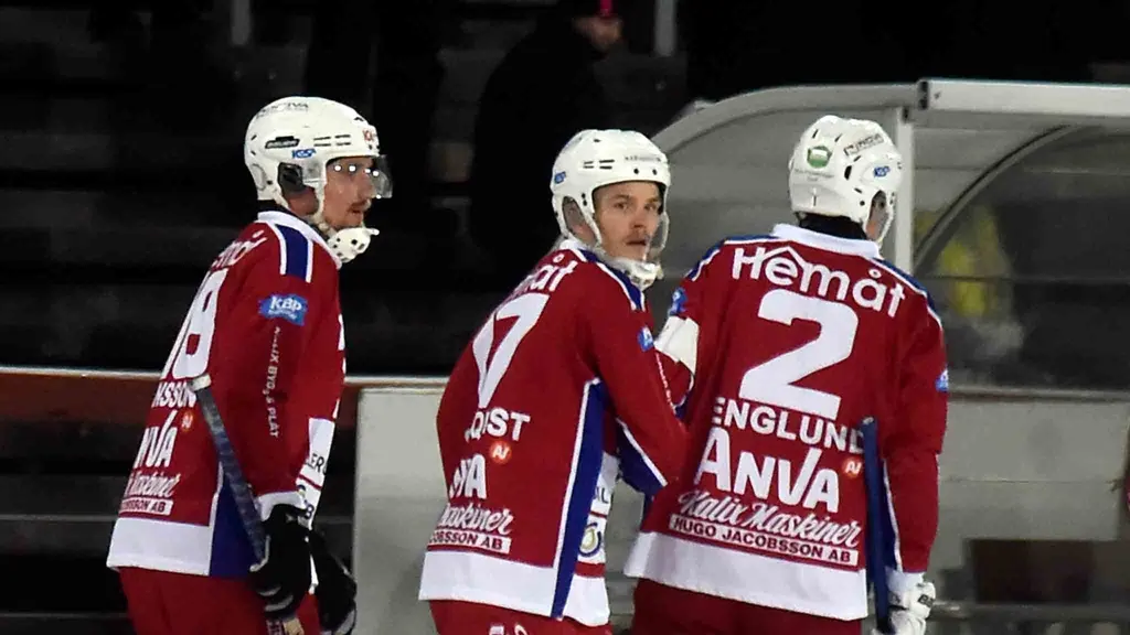 Kalix Bandys Johan Sundquist mot Vänersborg.