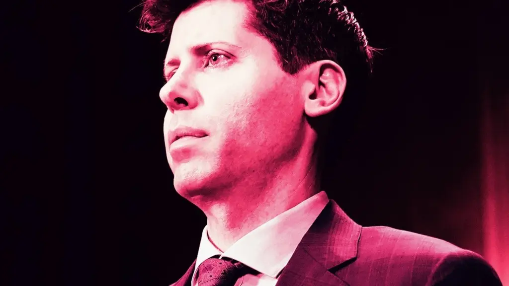 Sam Altman höjer sin hand för att svära en ed, under utrfrågning i kongressen.