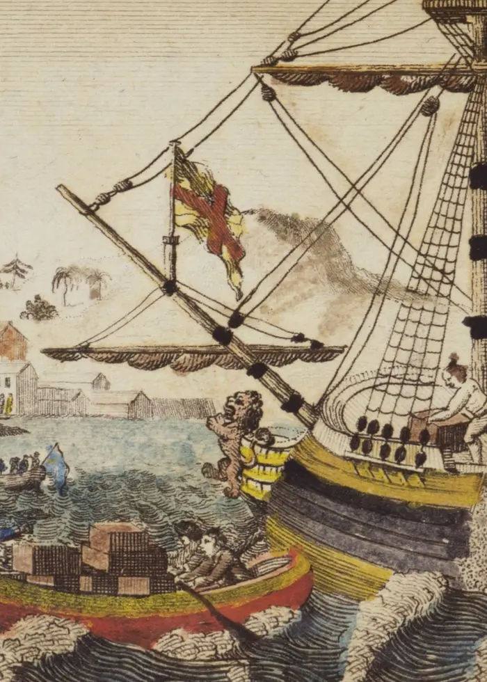 Tebjudningen i Boston 1773.