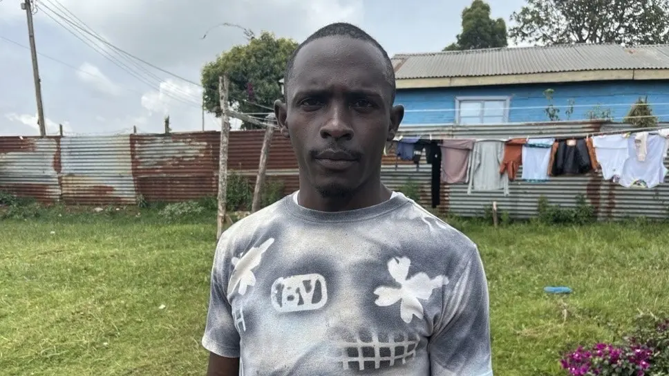 Dancan Chege från Kenya tvingades strida i Ukraina.